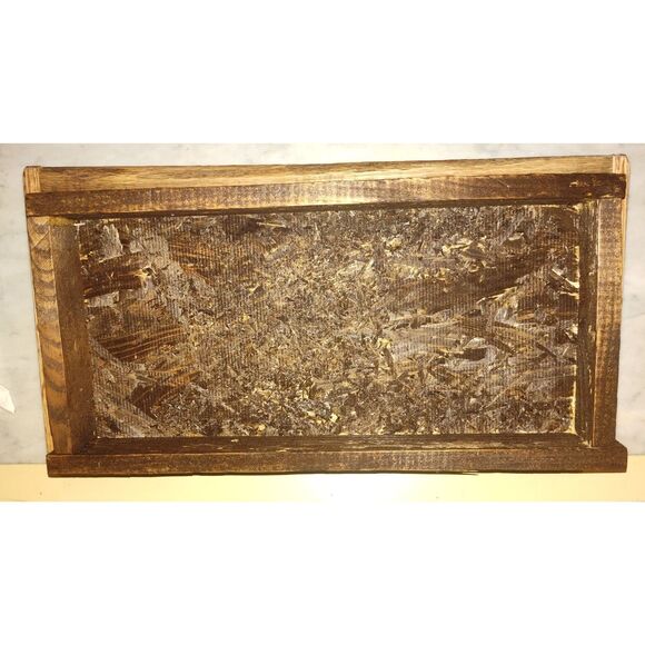 Reclaimed Wood Rustic Shadow Box for Crafters and Artists  Stained, Eco-Friendly - Picture 1 of 5